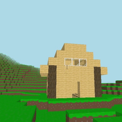 A screenshot of Voxel Based Game